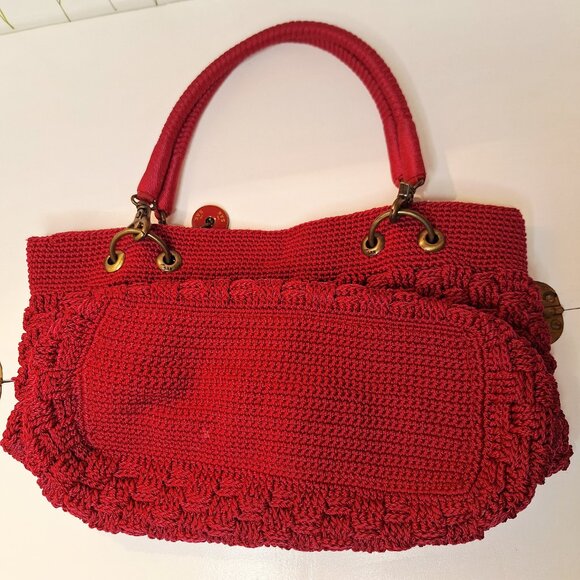 The Sak Hobo Bucket Bag in Raspberry Red - Picture 3 of 8